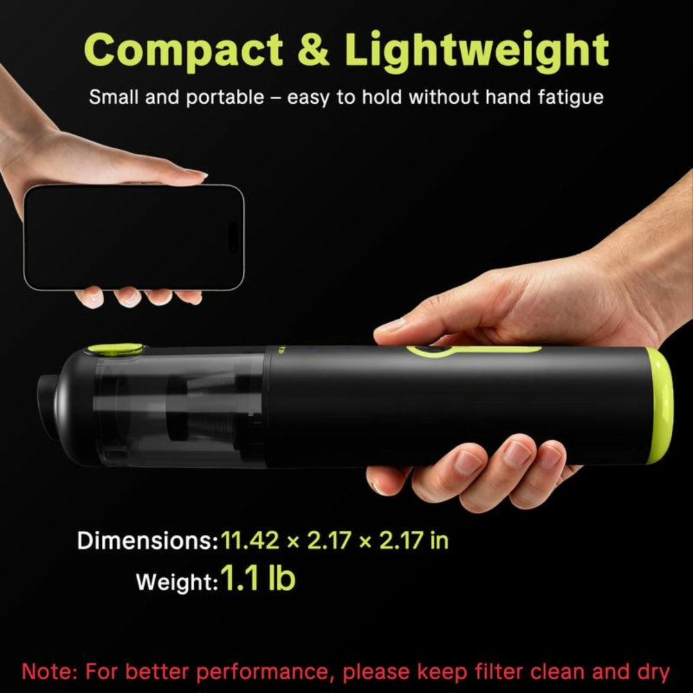 Portable Cordless Car Vacuum Kit