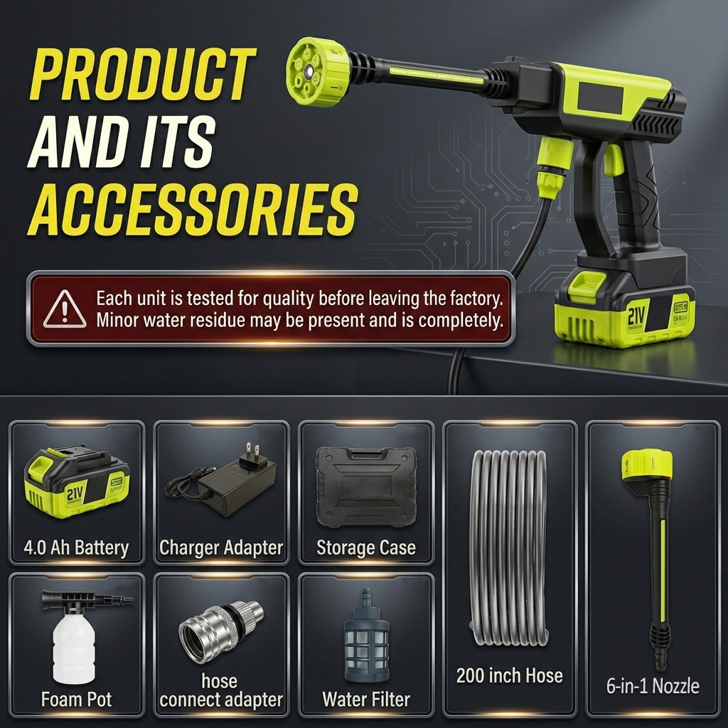 Cordless Pressure Washer System