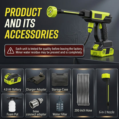 Cordless Pressure Washer System