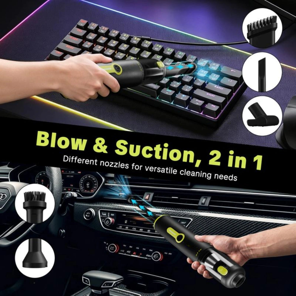 Portable Cordless Car Vacuum Kit